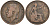 Великобритания 1 пенни 1917 Георг V (1910-1936) KM 810, Spink 4051 бронза 4572-1222