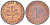 ФРГ 1 ПФЕННИГ 1969 J KM 105 J. 380 сталь плакированная медью 3955-522