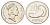 Фиджи 20 центов 1995 KM 53a сталь плакированная никелем UNC 4666-541