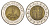 Египет 1 фунт 2007 сфинкс KM 940a биметалл 4673-825