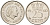 Нидерланды 25 центов 1960 Юлиана (1949-1980) KM 183 никель    4174-647