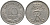 ДАНИЯ 10 ЭРЕ 1970 C; S, ФРЕДЕРИК IX (1947-1972) KM 841.3 медно-никель 116-231