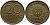 ГДР 20 пфеннигов 1969 А, первый год KM 11 латунь UNC 4398-153