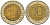 СССР 10 рублей 1991 ЛМД, ГКЧП KM 295 биметалл 202-533