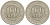 БРАЗИЛИЯ 100 РЕЙС 1889 РЕСПУБЛИКА KM 483 медно-никель 4529-536