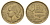 Франция 50 франков 1951 B, Петух KM 918.1, Le Franc 425.5 алюминиевая бронза 4118-642