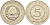 Югославия 5 динаров 1973 KM 58 медь никель цинк UNC 4583-744