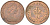 Великобритания 1/2 пенни 1974 Елизавета II (1952-2022) KM 914, Spink 4239 бронза 46-439