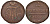 Россия 2 копейки 1798 ЕМ, Павел I (1796-1801), Гурт шнур вправо Биткин 113 медь 1103-2-21