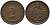 ГЕРМАНИЯ 2 ПФЕННИГА 1875 G, СТАРОГЕРБОВКА KM 2, J.2 медь 179-1056