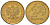 Польша 2 гроша 2008 KM 277 латунь UNC 4549-458