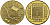Швеция 50 крон 2005 Карл XVI Густав (1973- ), 150 лет первой шведской марке KM 915 латунь UNC 1087-1-53
