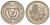 Кипр 25 милей 1973 KM 40 медно-никель UNC 3309-1138