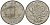 Китай 1 юань 2007 цветок KM 1212 сталь плакированная никелем 4138-717
