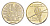 Французская Полинезия (Иль Маркиз) 1 poe rava 2015 латунь BU 4644-1022