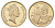 Гибралтар 2 фунта 1992 Христофор Колумб KM 98 вирениум UNC 1524-2033
