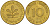 ФРГ 10 пфеннигов 1986 G J. 383, KM 108 сталь плакированная латунью    4603-542
