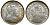 Гонконг 10 центов 1902 Эдуард VII (1901-1910) KM 13 серебро UNC 91-747