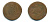 РОССИЯ 1 КОПЕЙКА 1760 медь 61-726