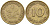 ФРГ 10 пфеннигов 1949 G KM 103, J. 378 сталь плакированная латунью 4586-633