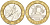 Франция 10 франков 1988 тип Гений Бастилии KM 964.1, Le Frank 375.2 биметалл 4556-146