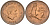 Замбия 2 нгве 1983 KM 10a сталь плакированная медью UNC 210-816