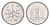 Япония 1 йена 1973 Yr.48 Y 74 алюминий 4640-844
