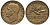 Албания 0,1 лека 1940 R, Итальянская оккупация KM 28 алюминиевая бронза UNC 441-433