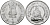 Индия 1 рупия 1995 8-я Всемирная конференция тамилов KM 97.1 сталь UNC 94-142