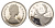 Канада 25 центов 1986 Елизавета II (1952-2022), олень KM 74 никель PROOF 413-4243