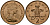 Великобритания 2 пенса 1980 Елизавета II (1952-2022) KM 916, Spink 4235 (C1) бронза 4381-1013