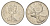 Канада 25 центов 1988 Елизавета II (1952-2022), олень KM 74 никель 4631-637