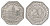 Нюрнберг трамвайный (транспортный) жетон в 20 пфеннигов ND (1920-1921) Новая ратуша Men05 19256.25, Men18 24102.25 алюминий 3459-533
