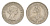 Родезия и Ньясаленд 3 пенса 1957 Елизавета II (1952-2022), цветок глориоза KM  3 медно-никель   4640-921