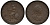Великобритания 1 фартинг 1799 Георг III (1760-1820) KM 646, Spink 3779 медь 1523-845