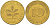 ФРГ 10 ПФЕННИГОВ 1988 J KM 108, J. 383 сталь плакированная латунью 4182-946