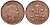 Великобритания 2 пенса 2005 Елизавета II (1952-2022) KM 987, Spink 4690 (C5) сталь плакированная медью aUNC 4122-845