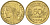 Франция 50 сантимов 1941 тип Морлон KM 894.1, Le Franc 192.18 алюминиевая бронза 44-368