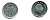 Нидерланды 10 центов 1980 Юлиана (1949-1980) KM 182 никель 76-356