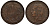 ГРЕЦИЯ 1 ЛЕПТА 1878 К, КОРОЛЬ ГЕОРГ I (1863-1913) KM 52 медь 4528-325