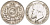 Бразилия 500 рейс 1889 Педро II (1831-1889) KM 480 серебро    4529-322