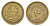 Египет 10 миллим 1957 KM 381 алюминиевая бронза 4673-357
