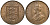 Джерси 1/12 шиллинга 1931 Георг V (1910-1936) KM 16 бронза UNC 650-322