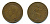 Великобритания 1 пенни 1940 Георг VI (1936-1952) KM 845, Spink 4114 бронза 4110-322