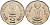 Индия 2 рупии 2000 50 лет Верховному Суду Индии KM 291 медно-никель UNC 94-1013