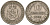Болгария 10 стотинок 1888 князь Фердинанд I (1887-1908) KM 10 медно-никель 187-1033