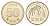 Южная Корея 50 вон 2005 KM 34 медь цинк никель UNC 4649-536