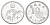 Япония 10 сенов 1946 год 21, император Хирохито Сева (1926-1989) Y 68 алюминий 4614-549