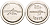 АНГЛИЯ ЖЕТОН ND 20P AL EUROCOIN TOKEN белый металл 4544-1023