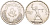 Египет 50 пиастров 1956 AH1375, эвакуация британцев KM 386 серебро 1519-922
